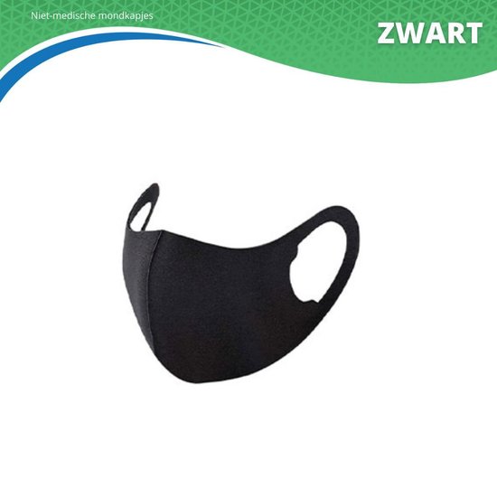 Mr. Care Herbruikbare Mondkapjes - Niet Medisch - Wasbaar & Herbruikbaar - Universeel - Elastisch - Nylon - Mondmasker - Zwart, Wit, Roze & Blauw