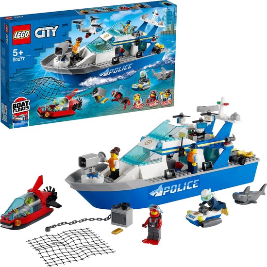 LEGO City Politie Patrouilleboot - 60277