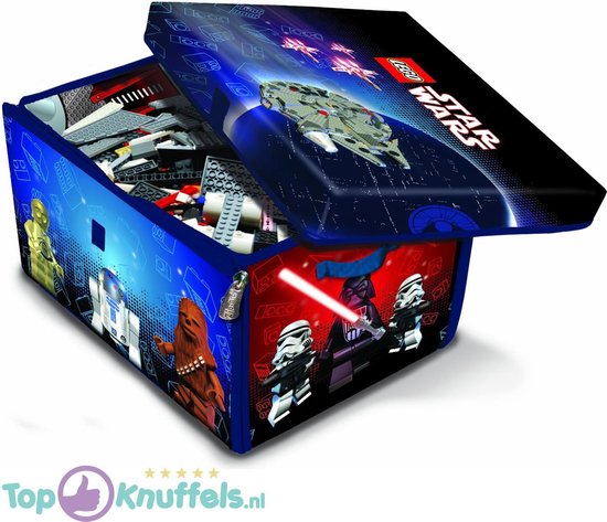 Neat-Oh! LEGO Star Wars ZipBin 1000 Stukjes Opberg Speelgoed Box en Speelgoed Mat | Lego Speelgoed voor kinderen | LEGO Star Wars Toy Tas Opbergtas