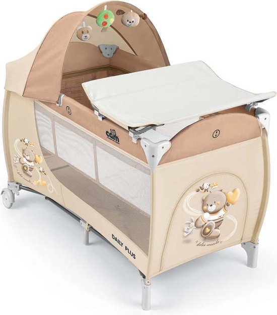 CAM Daily Lettino Daily Plus Travel Cot - Camping Bed - Campingbedje - ORSO - Made in Italy