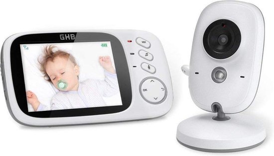 Zinaps Babyfoons - Babyphone 3,2 "slimme babyfoon met TFT LCD-scherm, nachtzichtcamera en temperatuurbewaking