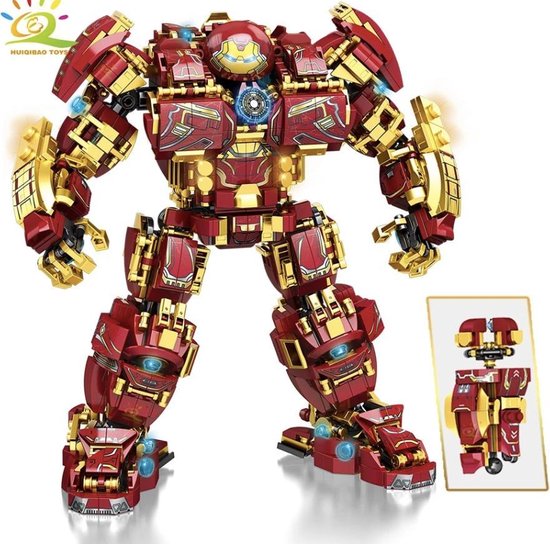 DC Goodyz Bouwset HULKBUSTER - Lego Compatible -  1450 Onderdelen -  - Iron Man - Super Heroes