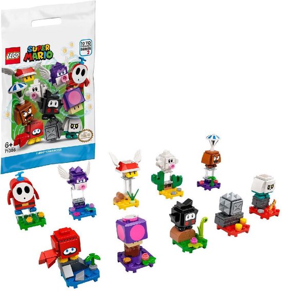 Lego 71386 Super Mario Character Packs - 10 stuks - willekeurig