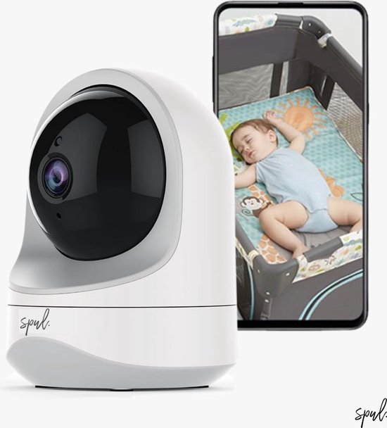 Spul. Smarteye Babyfoon Camera - Smartphone Beveiligingscamera - WIFI - Night vision - Spraakfunctie - Bewegingsdetectie - Wit