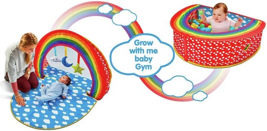 Baby 2 in 1 speelgym en ballenbak Chad Valley babygym of speelkleed