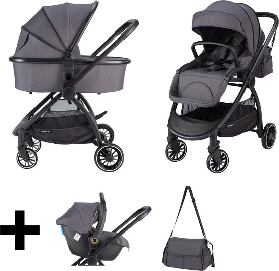 Cabino Kinderwagen 3in1 Cruiser Grey