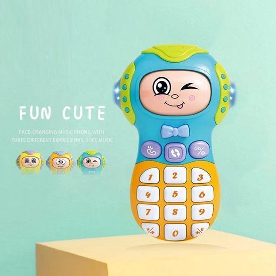 speelgoed meisjes/ speelgoed jongens/ baby speelgoed 0 jaar/ babyborn/Babyfoon/ Babyspeelgoed Telefoon / Speelgoed voor 1-4 jaar oude Baby Jongens Meisjes Cadeau Telefoon / Kindertelefoon Speelgoed / Baby Peuters Verjaardagscadeau Baby (blauw)