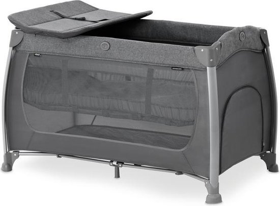 Hauck Reiswiegje Spelen N Relax Center Melange Charcoal