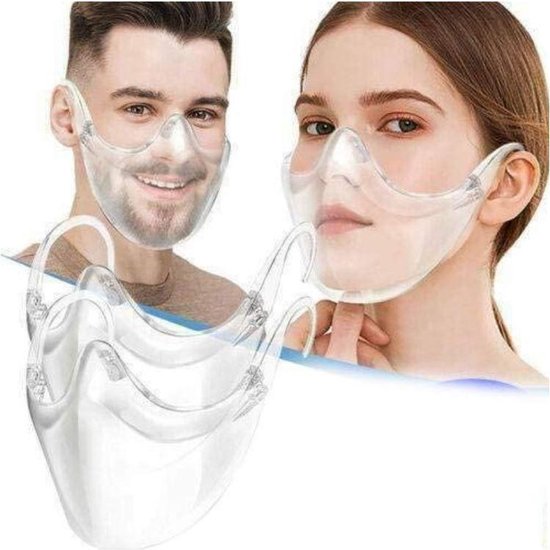 Luxe mondmasker transparant