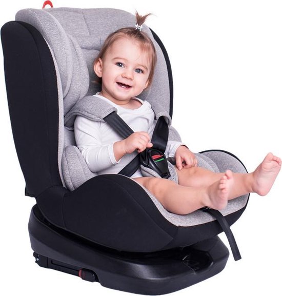 Lorelli NEBULA Autostoel Isofix Groep 0+1+2+3 draaibaar vanaf de geboorte tot 12 jaar BEIGE