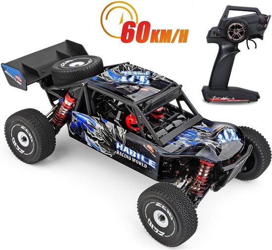 Wltoys 124018 Snelle RC Auto - RC Voertuig Volwassenen - Off Road Buggy - Radiografisch Bestuurbare Terreinwagen - RC Car