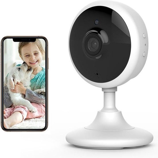 Innovision Babyfoon - Met camera en microfoon - 1080P HD beeld - Bewegingsdetectie - Inclusief gratis app voor je smartphone