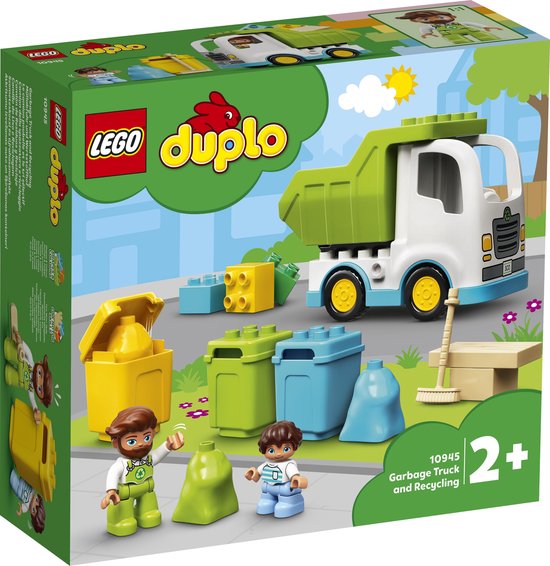 LEGO DUPLO Vuilniswagen en Recycling - 10945