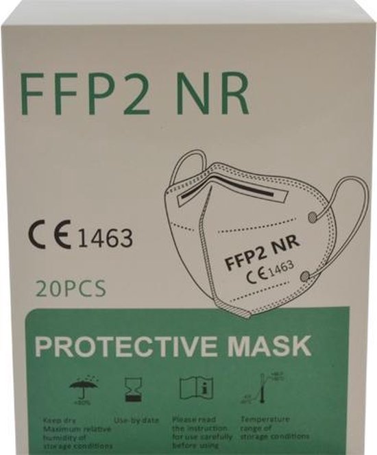 FFP2 Mondmaskers - Mondkapjes wit niet medisch EN149