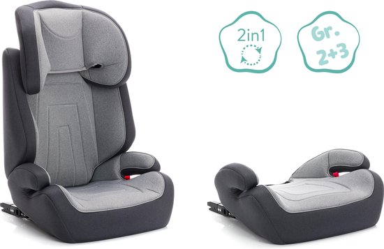 Autostoel 2 in 1 - Groep 2 + 3 - Isofix - Gecertificeerd - Fillikid