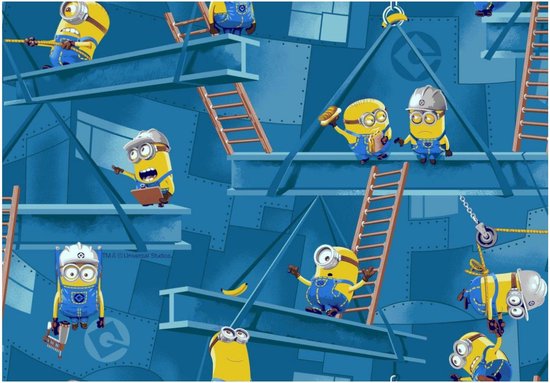 Disney Minions Speelkleed - Vloerkleed - Tapijt - 95x133cm - Babytapijt - Peutertapijt- Kindertapijt - Disney - Speeltapijt