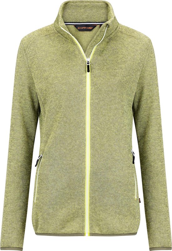 Life-Line Damar Dames Fleece Vest - Lime Melange - 48