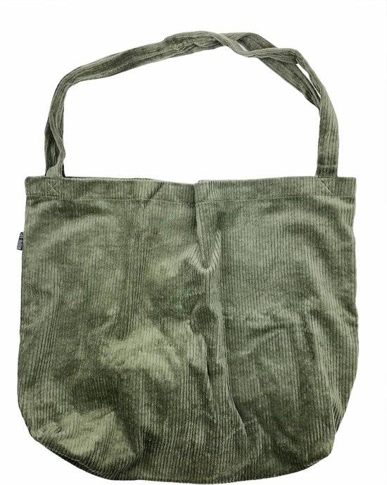 Kinderwagen tas - rib khaki