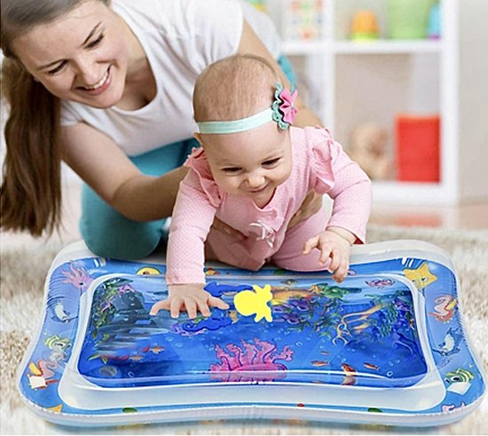 Baby Waterspeelmat - Baby speelgoed - Babygym - Babyshower - Speelkleed - Speelmat baby - Kinderspeelgoed - Kraamcadeau – Waterspeelmat - Speelkleed baby - Baby Speelkleed - Watermat - Baby - Babyspeelgoed - Speelgoed baby - Tummy Time