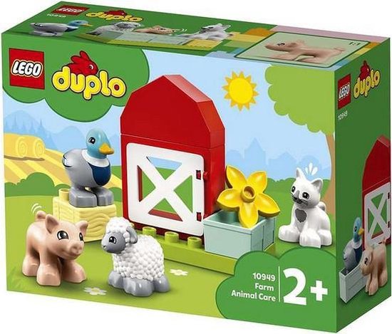 Lego Duplo Playset Farm Animal Care Educatief Speelgoed Kinderen Spellen