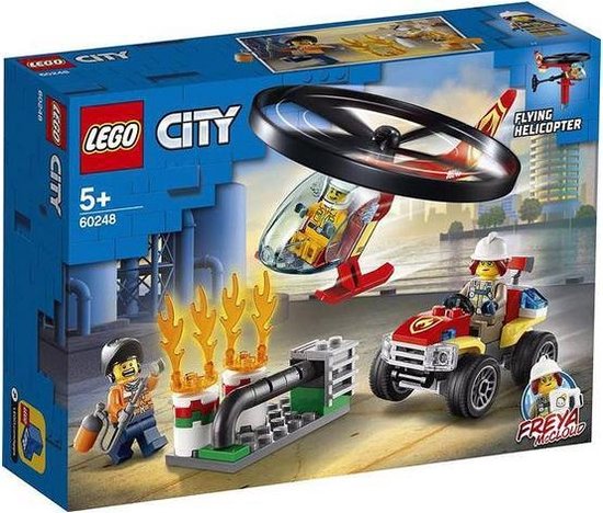 Lego Playset City Fire Response Helicopter Speelgoed Kinderen Spellen