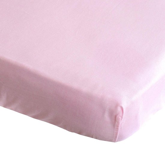 BINK Bedding Hoeslaken Bo Roze Wieg/Kinderwagen 40 x 80 cm