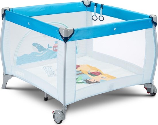 Campingbedje - Reisbox - Portable Playpen - Grondbox - 1 bij 1 Meter