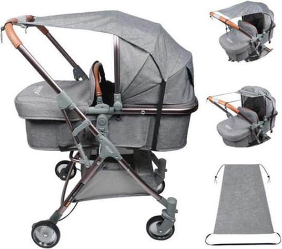 Zonnescherm kinderwagen en buggy  - universeel