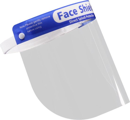 Faceshield voor brildragers - Gelaatscherm - Spatmasker - Bril