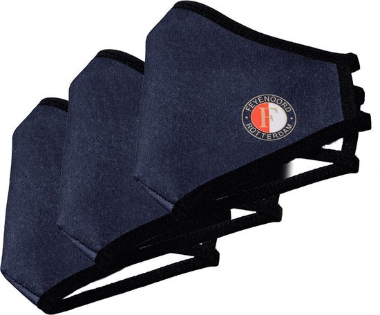 Feyenoord Mondkapje Logo 3 stuks