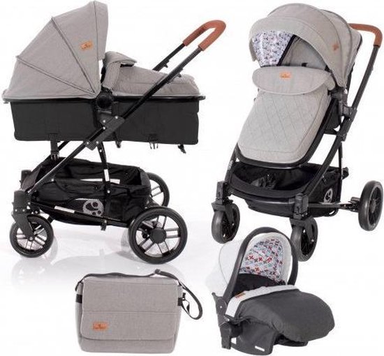 Kinderwagen 3-in-1 Lorelli S500 Dark Grey