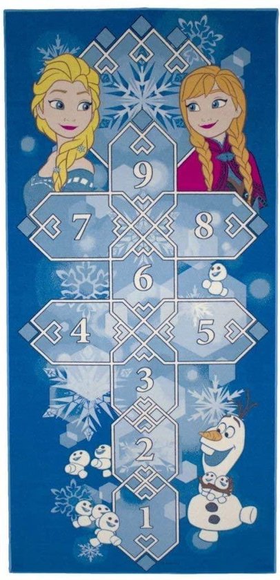 Frozen Elsa - Hinkelspel - Speelkleed - Vloerkleed - Tapijt 95x200 cm