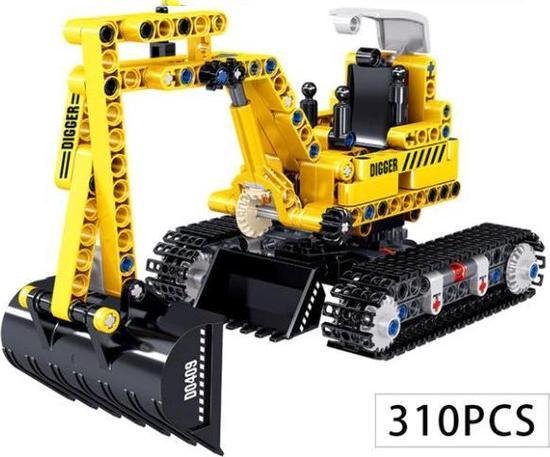 Technisch Lego - Technic - geschikt voor LEGO - Bouwplaats - Graafmachine