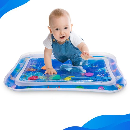 Waterspeelmat – Baby Speelgoed - Babygym - Speelmat - Watermat Baby – Babyshower - Kraamcadeau - Speelkleed