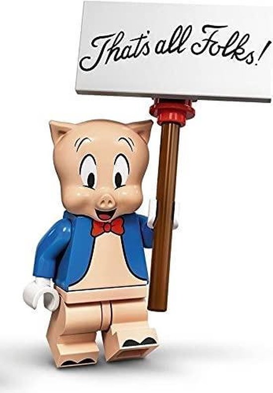 LEGO® Minifigures Looney Tunes™ - Porky Pig 12/12 - 71030 (verpakt in transparant zipzakje)