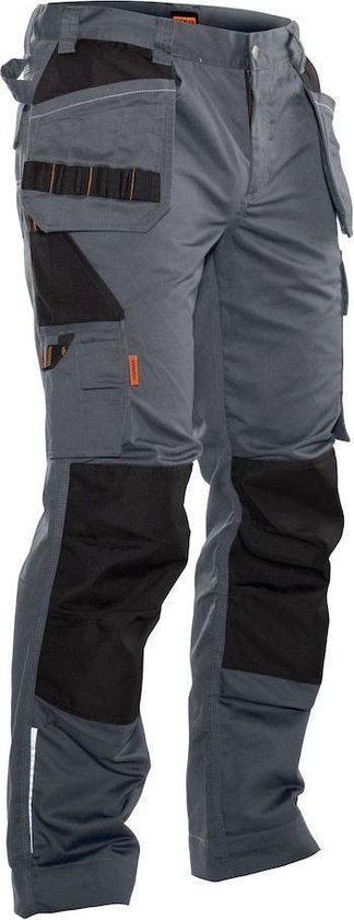 Jobman Practical 2322 Werkbroek Holsterpockets - Mannen - Donkergrijs/Zwart - 46