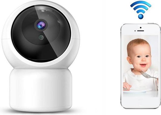 Nuki WiFi Draadloze Babycamera - Baby monitor met WiFi - Wit