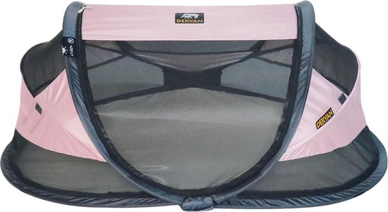 Deryan Baby Luxe Campingbedje – Inclusief zelfopblaasbare matras - Rose - 2021