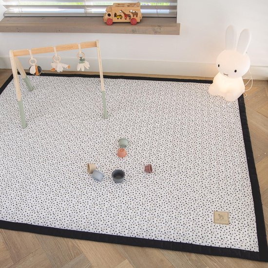 Love by Lily - groot speelkleed baby - Little Dot - Stippen - 200x150 - speelmat binnen en buiten - speelmat baby