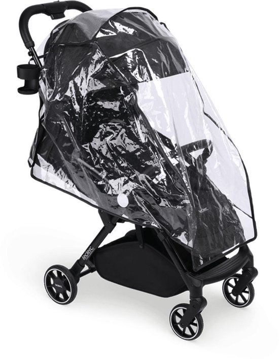 Leclerc Baby Buggy Regenhoes - Zwart