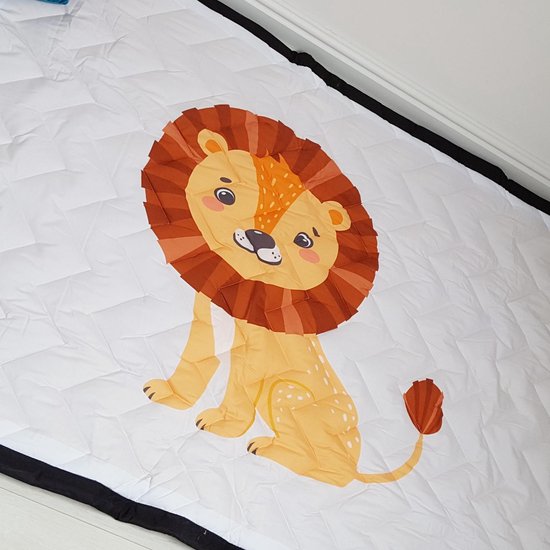 Speelkleed leeuw 195 x 145 Deluxe EXTRA DIK - Liefboefje - Groot Speelkleed Baby - Speelmat Kinderen - Babymat XL - Kindervloerkleed - Kraamcadeau - Speelkleed Kinderen - 50+ design speelkleden