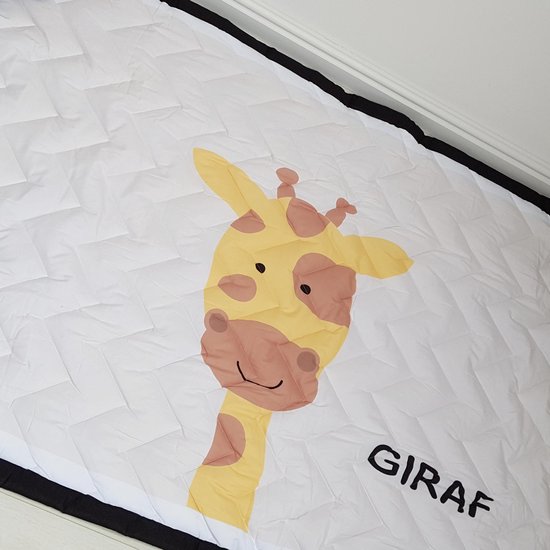 Speelkleed girafje 150 x 100 Deluxe EXTRA DIK - Liefboefje - Groot Speelkleed Baby - Speelmat Kinderen - Babymat XL - Kindervloerkleed - Kraamcadeau - Speelkleed Kinderen - 50+ design speelkleden