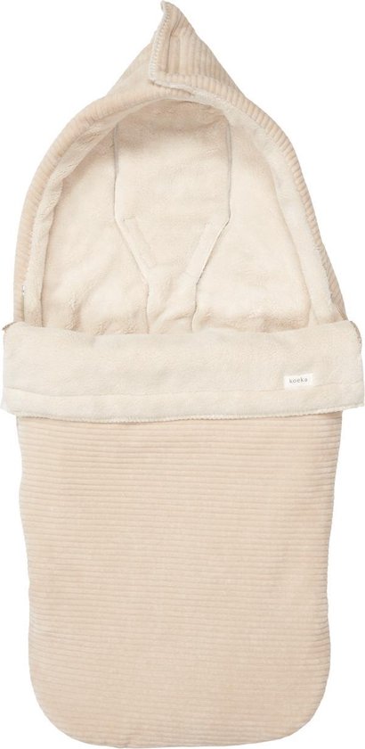 Koeka Buggy voetenzak teddy Vik - sand