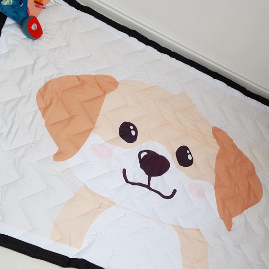 Speelkleed puppy hondje 195 x 145 Deluxe EXTRA DIK - Liefboefje - Groot Speelkleed Baby - Speelmat Kinderen - Babymat XL - Kindervloerkleed - Kraamcadeau - Speelkleed Kinderen - 50+ design speelkleden