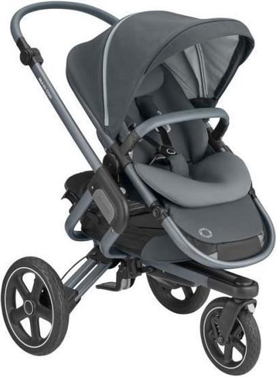 MAXI-COSI Nova 3 wielen All-terrain kinderwagen - Comfortabel - Vanaf de geboorte tot 3, 5 jaar - Essential Graphite