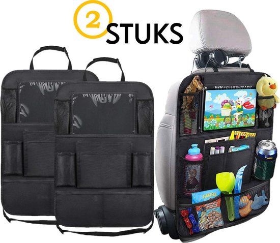 Autostoel Organizer - Auto Organizer - Autostoel Organizer Met Tablet Houder - Autostoel Organizer voor Kinderen - Autostoel Beschermer