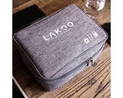 LAKOO opbergtas - Universele Babyfoon Opbergtas in Grijs - Waterafstotend, Handig voor Onderweg