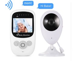 Babyfoon - Babyfoon met camera - Video & Audio - Baby monitor - Premium Baby Monitor - Slaaptrainer - Op afstand Bestuurbaar - Terugspreekfunctie - Slaapliedjes - Video & Audio