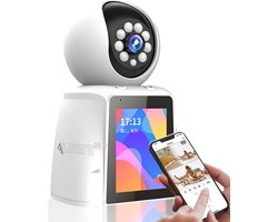 ElevateBE babyfoon met camera en app - Babyfoon - Babymonitor - Bidirectioneel audio/beeld - Bewegingsdetectie - Wit