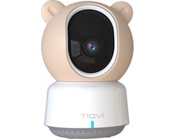 Tiqvi - Smart Babyfoon Incl. Monitor & Camera - 1080P - WiFi & Calex Smart App - Nightvision